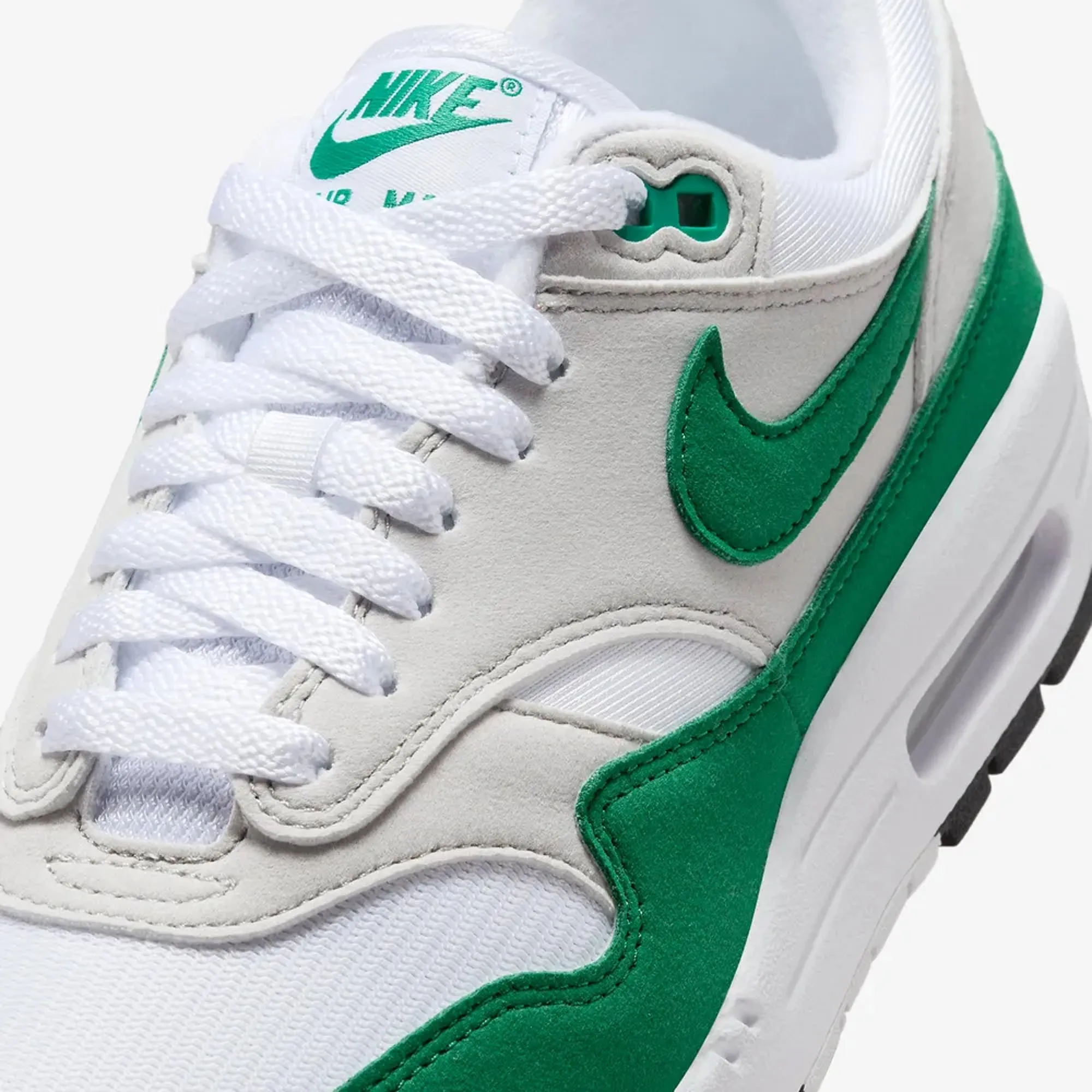 Nike | WMN'S AIR MAX 1  { NEUTRAL GREY/MALACHITE-WHITE-BLACK