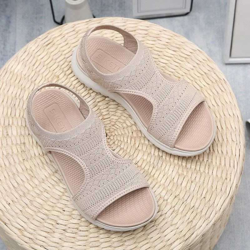 OCW Walking Orthopedic Sandals For Women Cut-out Sleeve Mesh Beach Sandals