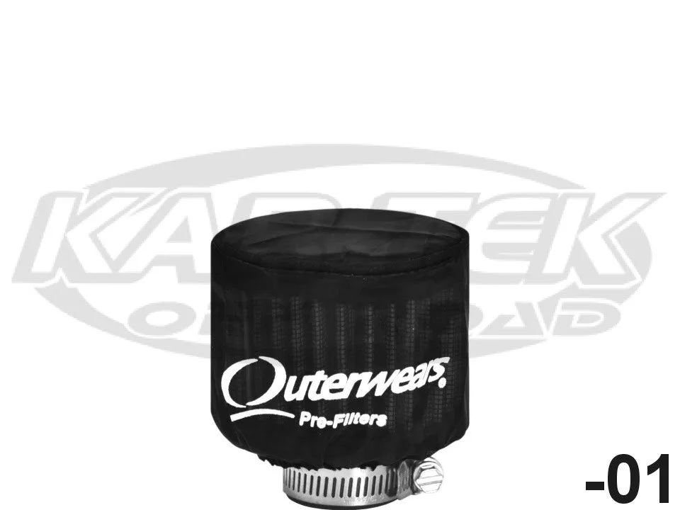 Outerwears Round Cylindrical Breather Pre-Filter Cover 3" Diameter 5" Tall With The Top