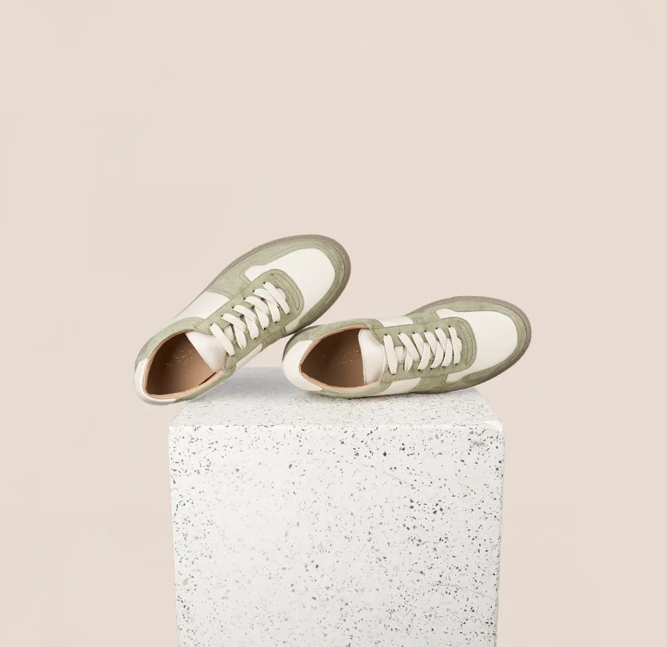 Palermo Sneaker - Seafoam/White