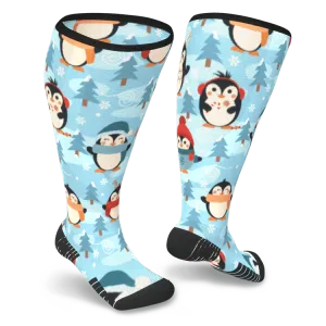 Penguin Parade Diabetic Compression Socks