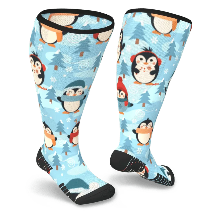 Penguin Parade Diabetic Compression Socks