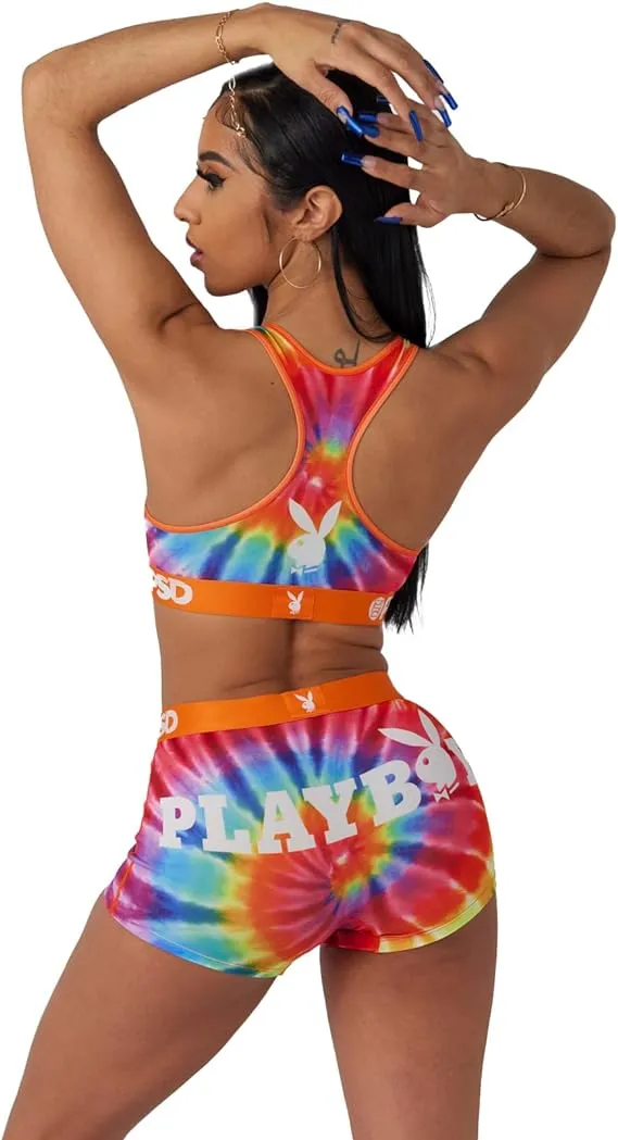 PSD Women's Playboy Rainbow Sports Bra