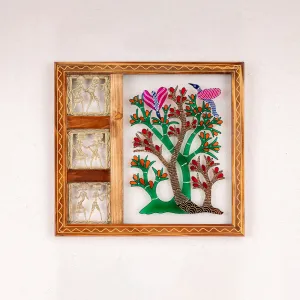 Pulkin - The Gond Tree of Life Wall Art Frame