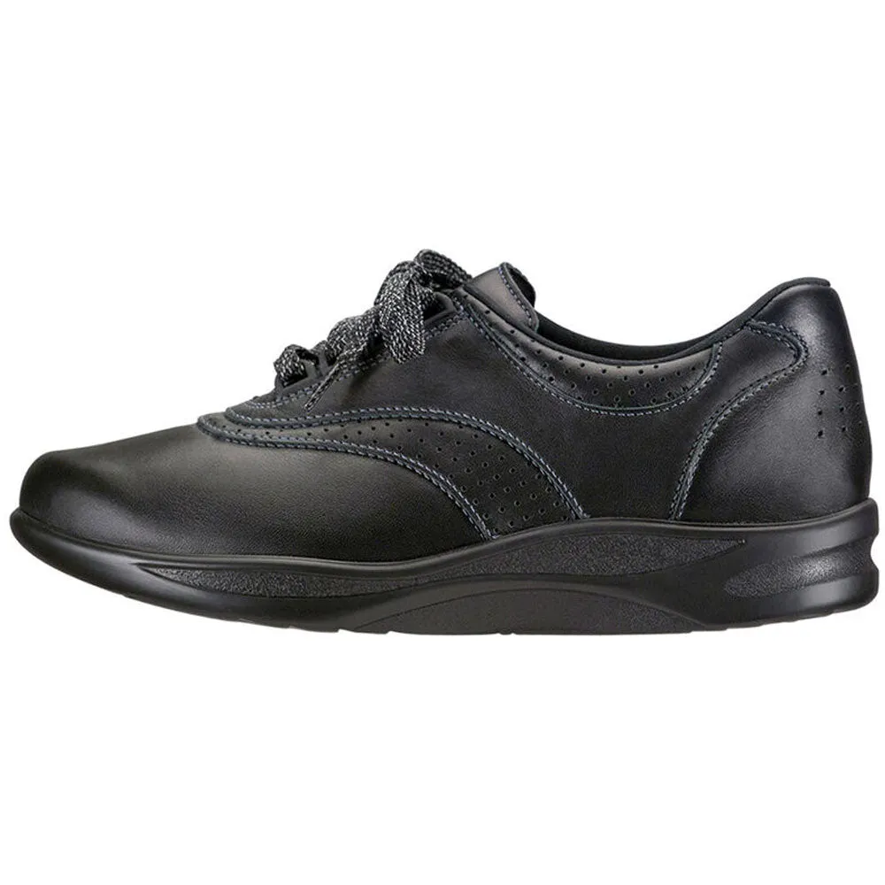 SAS Walk Easy Black Leather (Women's)