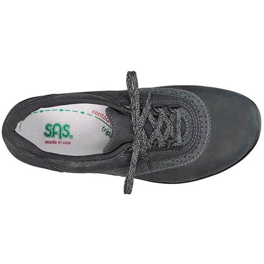 SAS Walk Easy Nero Nubuck (Women's)