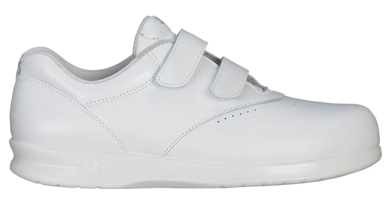 SAS Women's Me Too White Leather Walking Shoe