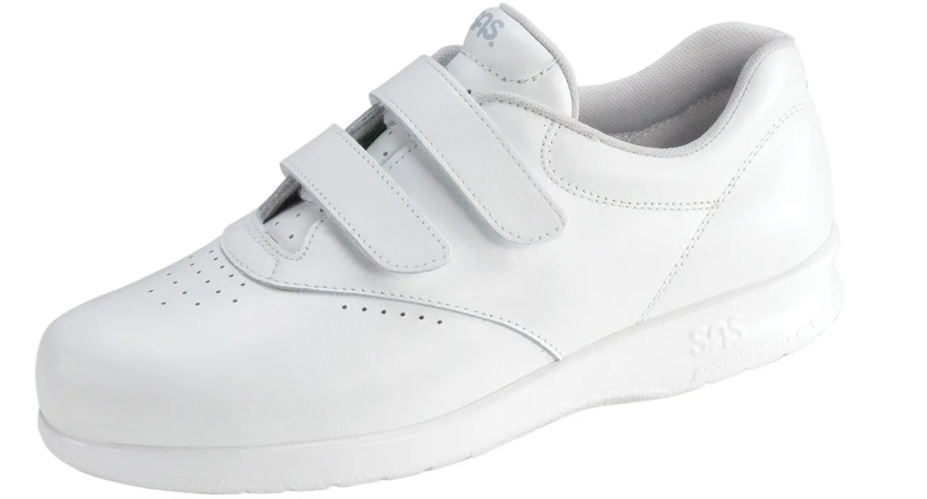 SAS Women's Me Too White Leather Walking Shoe