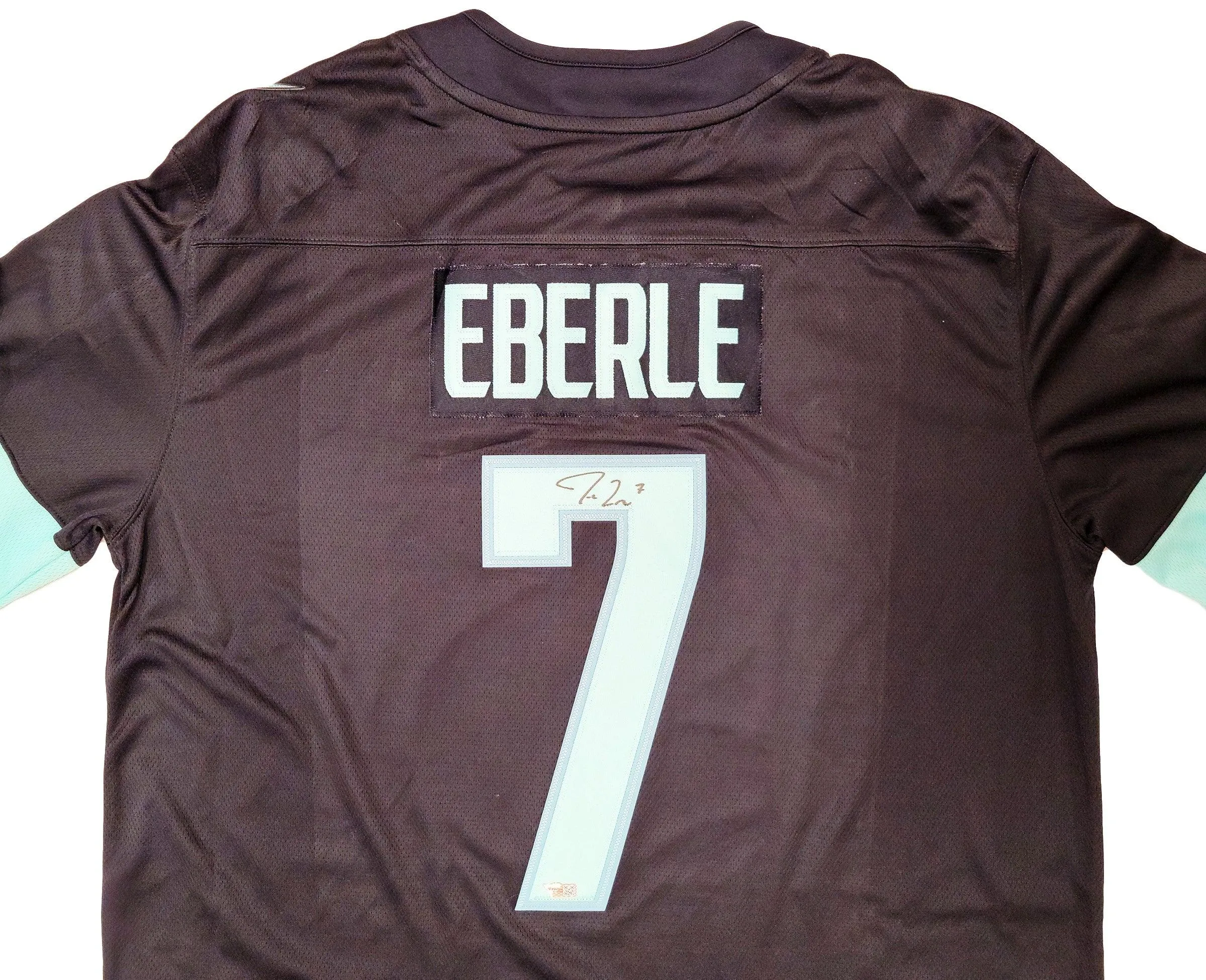 Seattle Kraken Jordan Eberle Autographed Navy Adidas Breakaway Jersey Size XL Inaugural Season Patch Fanatics Holo Stock #202334