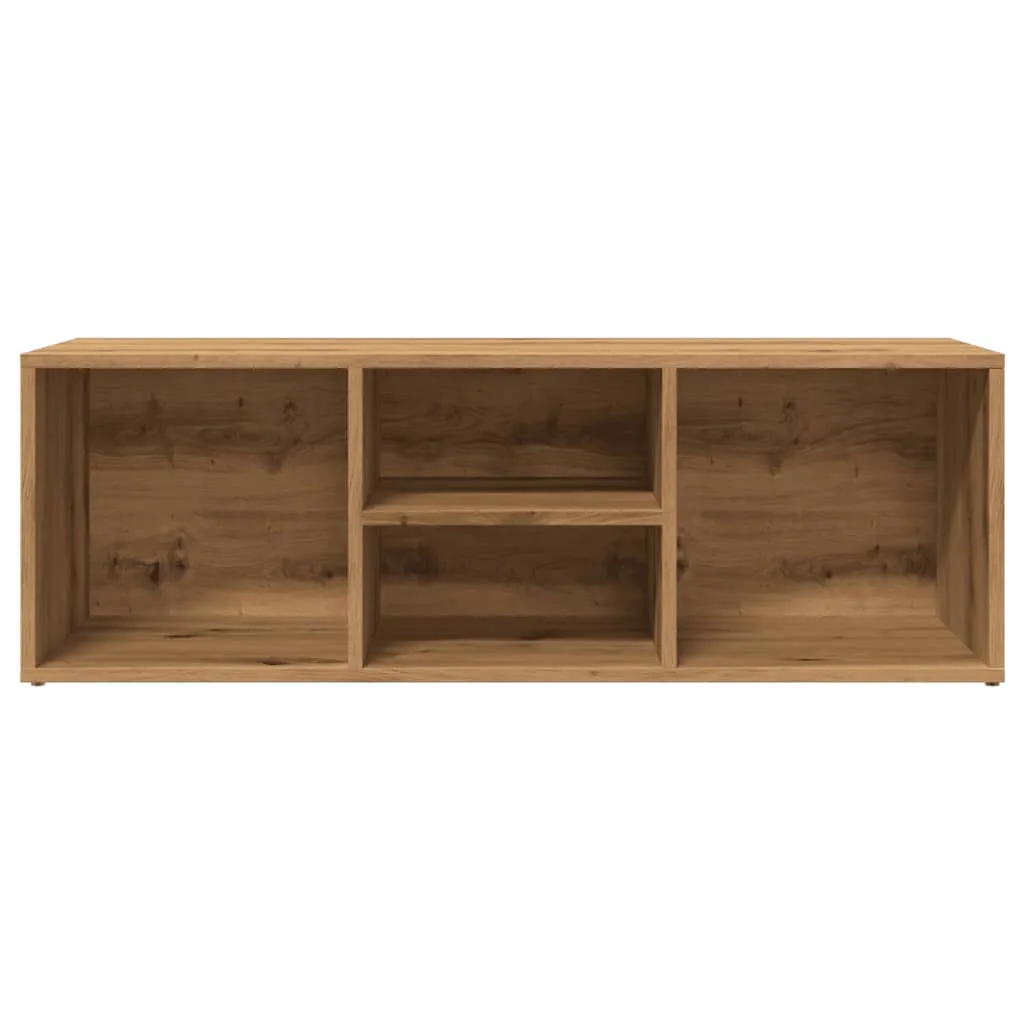 Shoe Storage Bench Artisan Oak 105x35x35 cm Engineered Wood