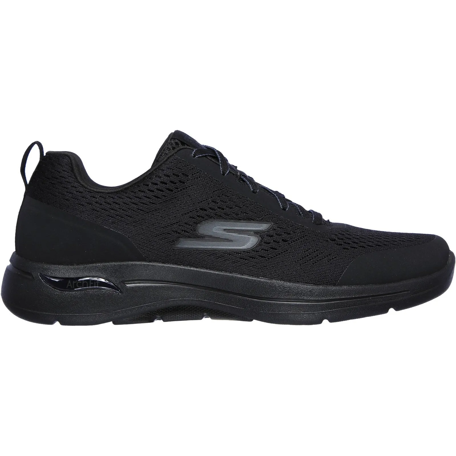 Skechers Mens Go Walk Arch Fit Idyllic Trainers - Black