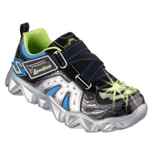 Skechers Toddlers- Light Ups Datarox Hyrometer  black/silver