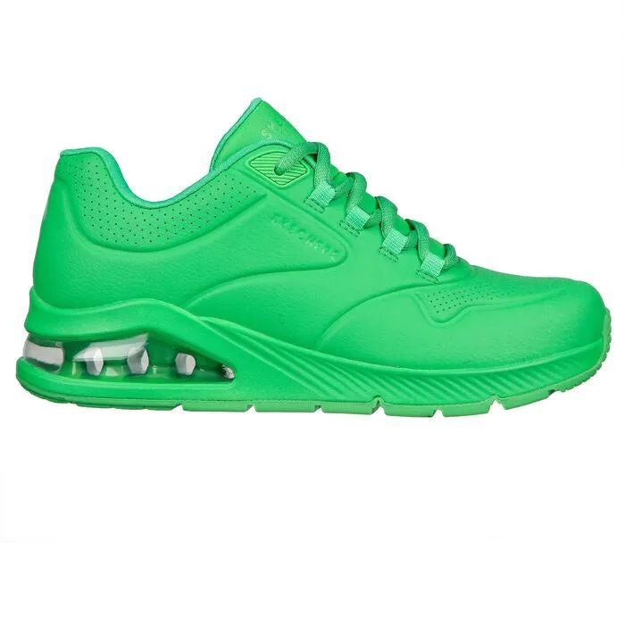 Skechers Uno 2 Great Kolor Neon Lime Trainer