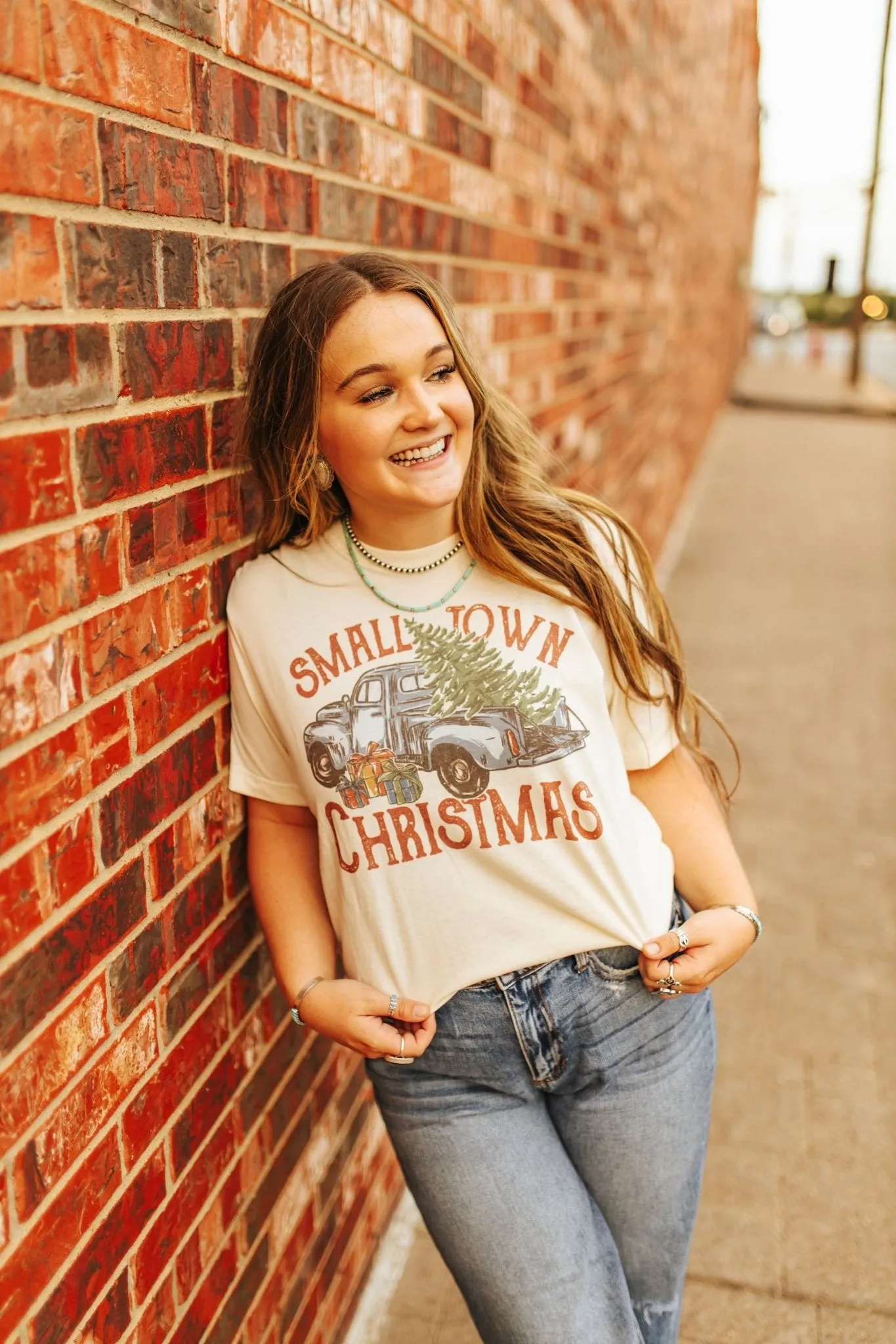 Small Town Christmas Graphic Tee