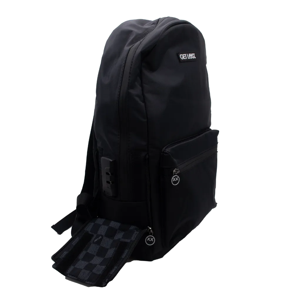 Smell-Proof Premium Backpack by GET LOST (BLACK)