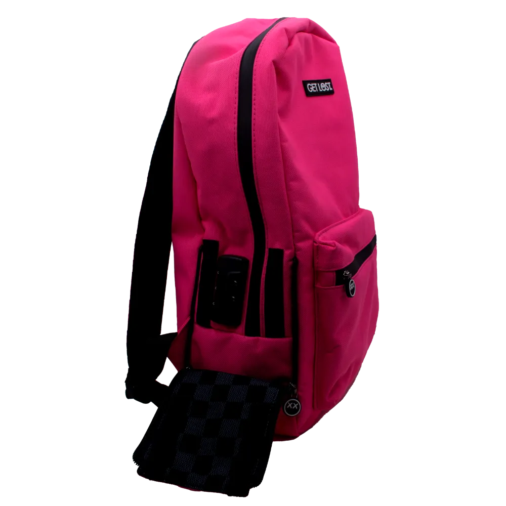 Smell-Proof Premium Backpack by GET LOST (PINK)