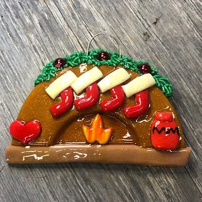 Southwest Fireplace  Christmas Ornament