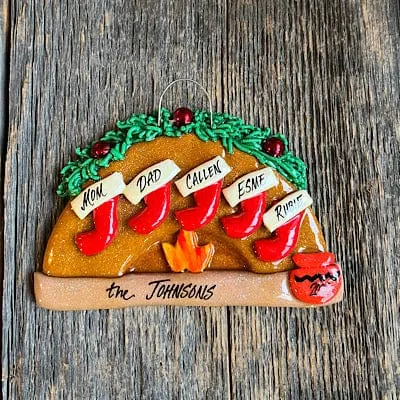 Southwest Fireplace  Christmas Ornament