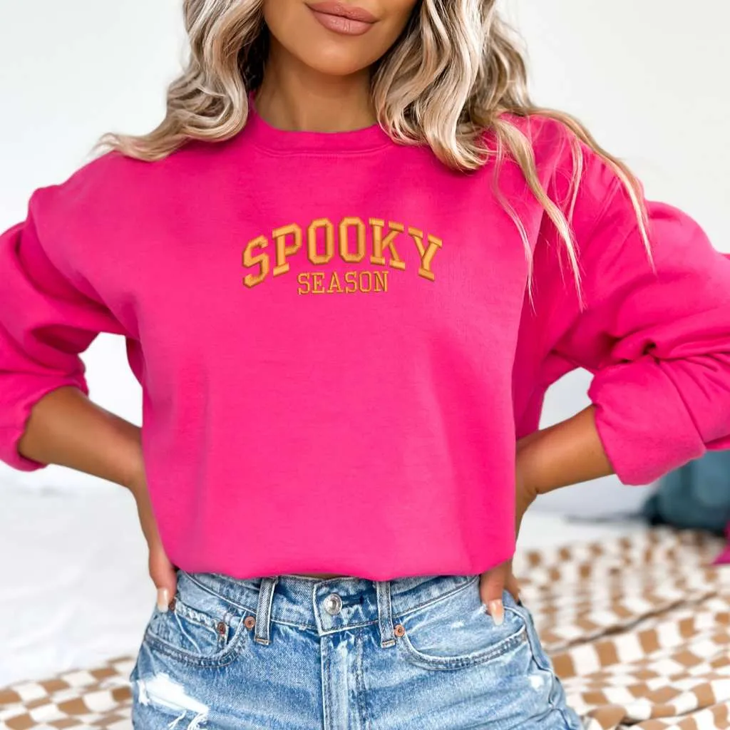 Spooky Season Embroidered Sweatshirt