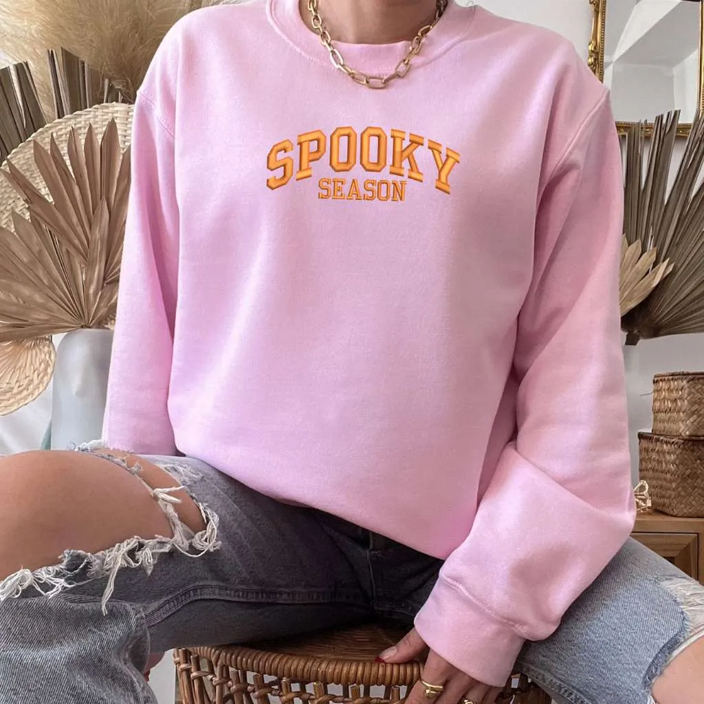 Spooky Season Embroidered Sweatshirt