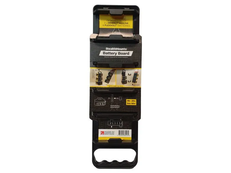 Stealth Mounts BD-DW20-H-1 -  DeWalt Battery Board with Handle