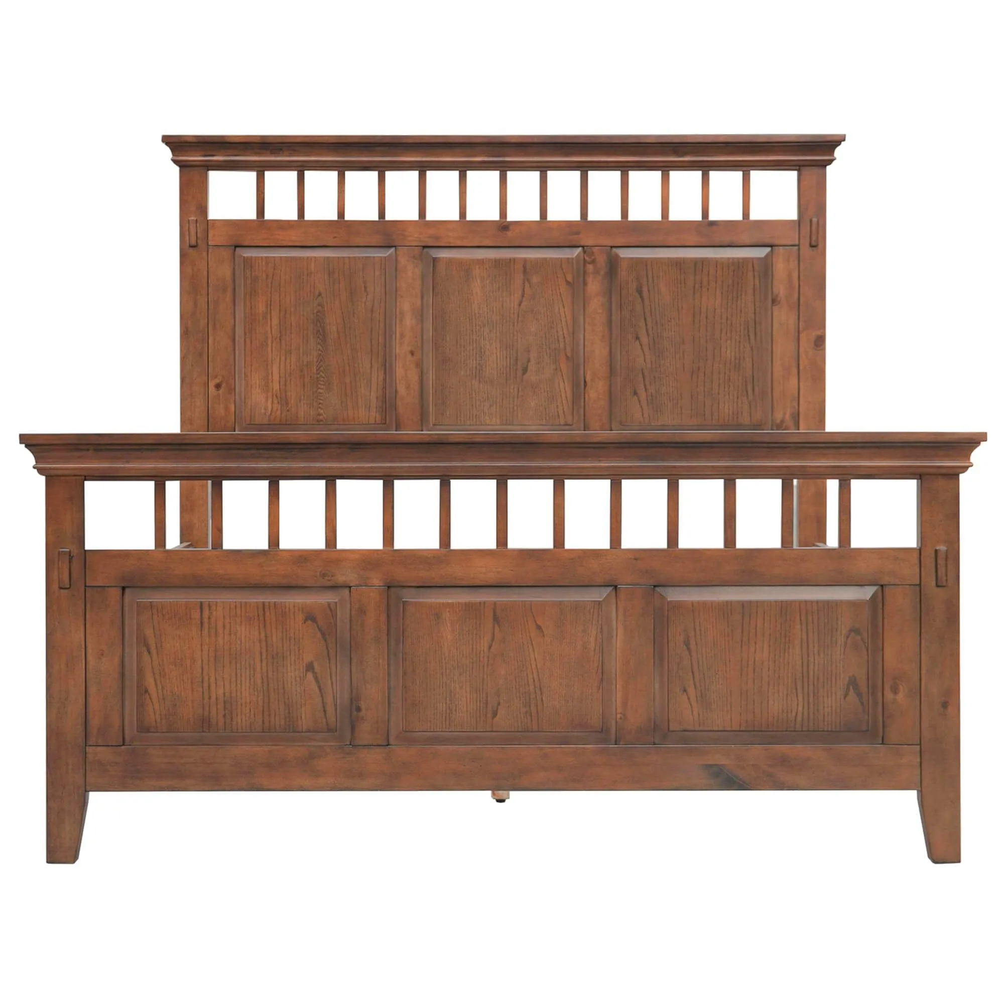 Sunset Trading Mission Bay 5 Piece Queen Bedroom Set in Amish Brown