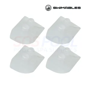 Swimables Concrete Pod Shoes For Navigator Pool Vac Cleaners | 4 Pack | AXV414P | SW-61-414