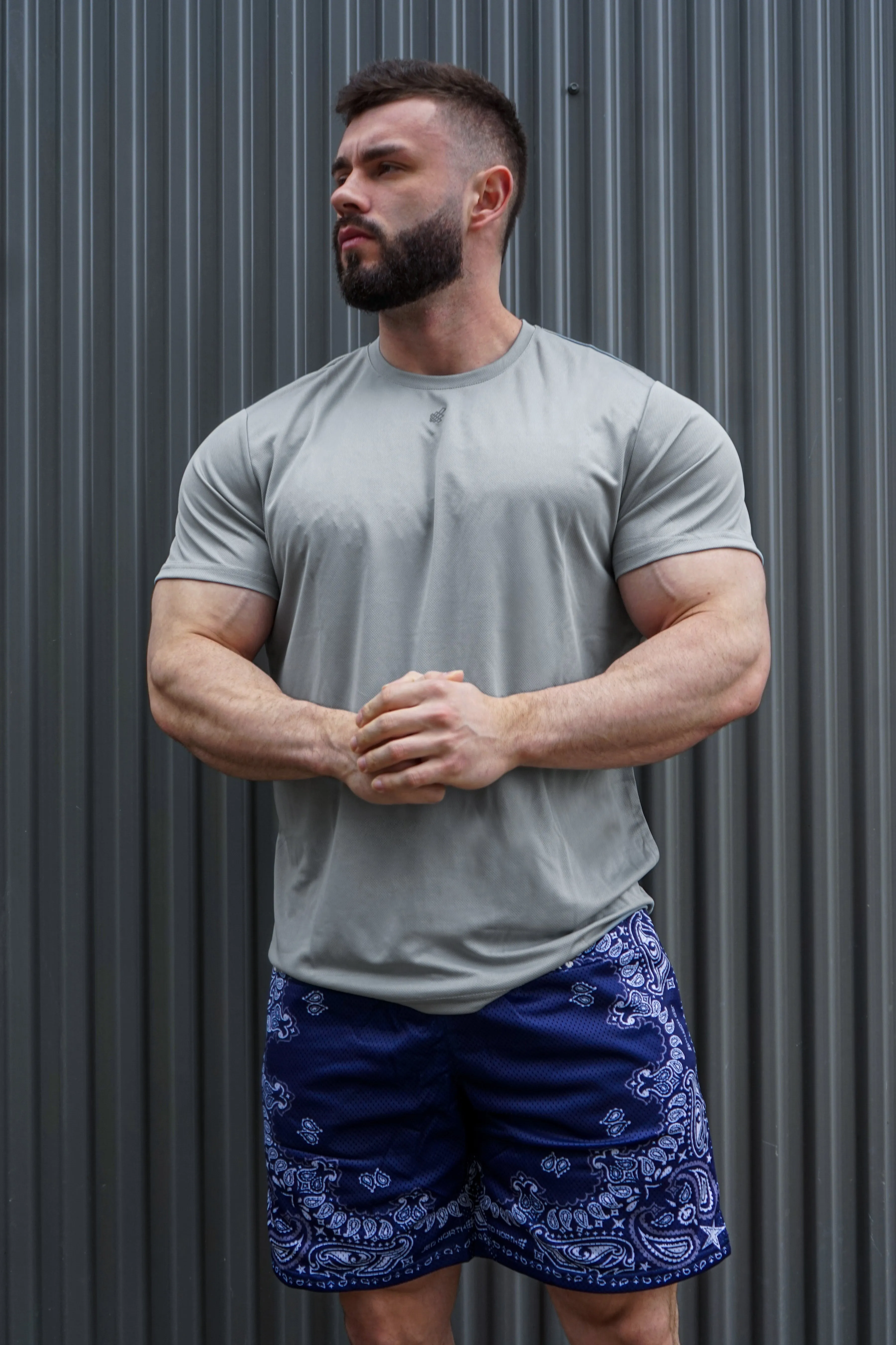 Tactical Fast-Dry Training T-Shirt - Polar Silver