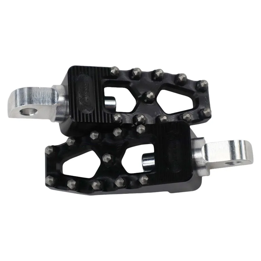 TC Bros. Pro Series Black MX Lite Foot Pegs for Harley Davidson Models