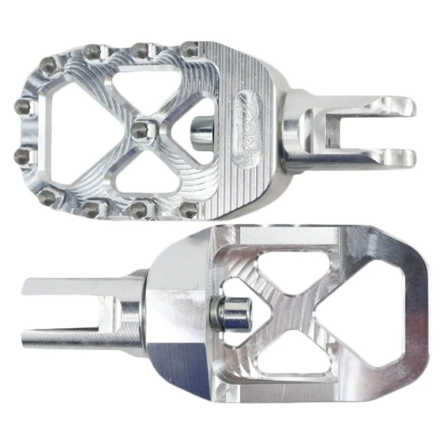 TC Bros. Pro Series MX Rider Foot Pegs for 2018-newer Harley Softail & Pan America