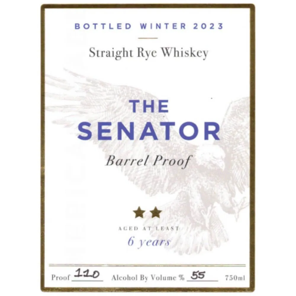 The Senator Barrel Proof 6 Year Old Winter 2023