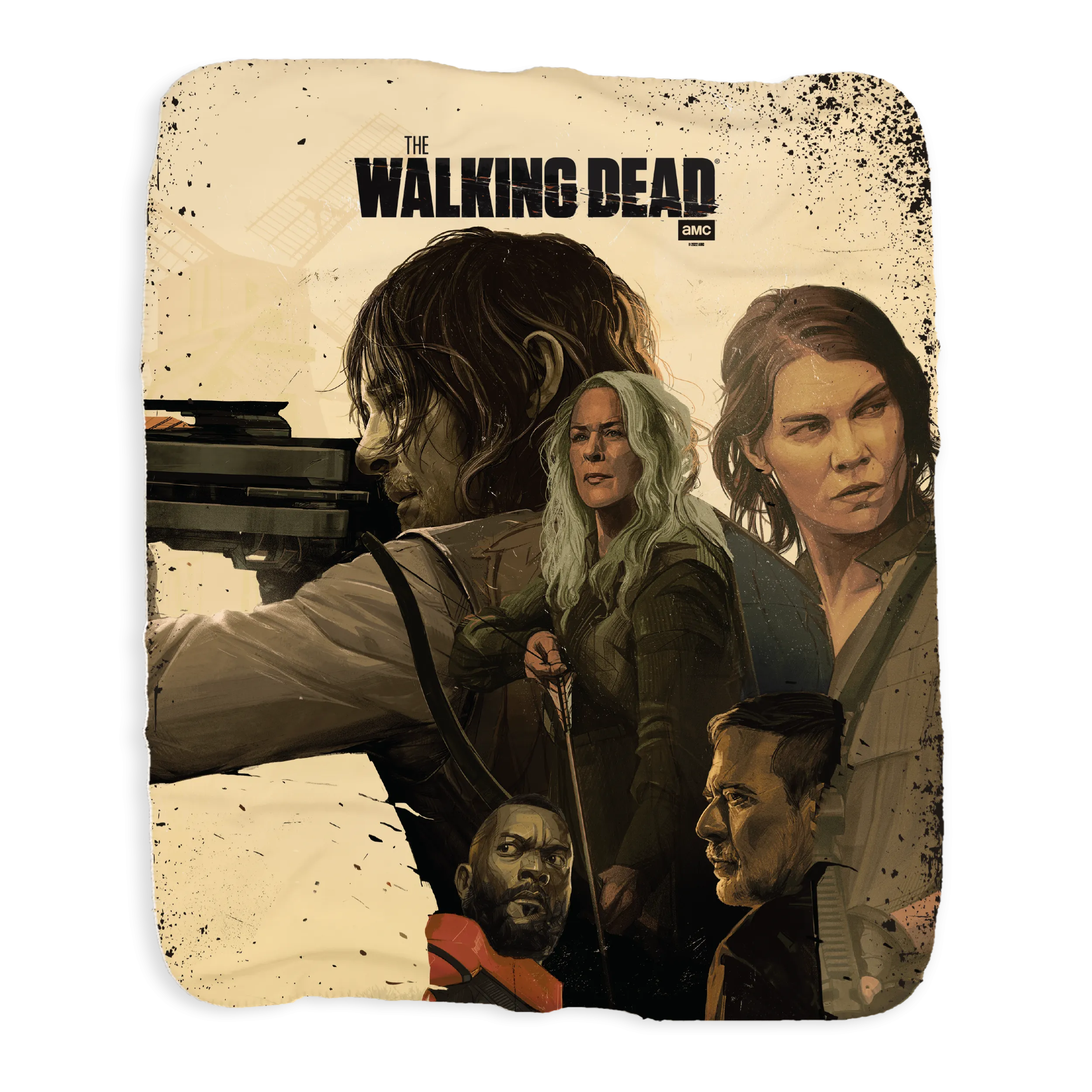 The Walking Dead Season 11B Key Art Sherpa Blanket