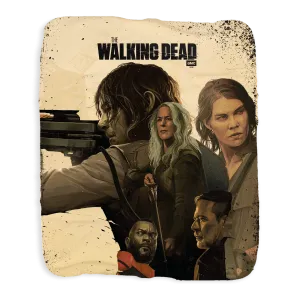 The Walking Dead Season 11B Key Art Sherpa Blanket