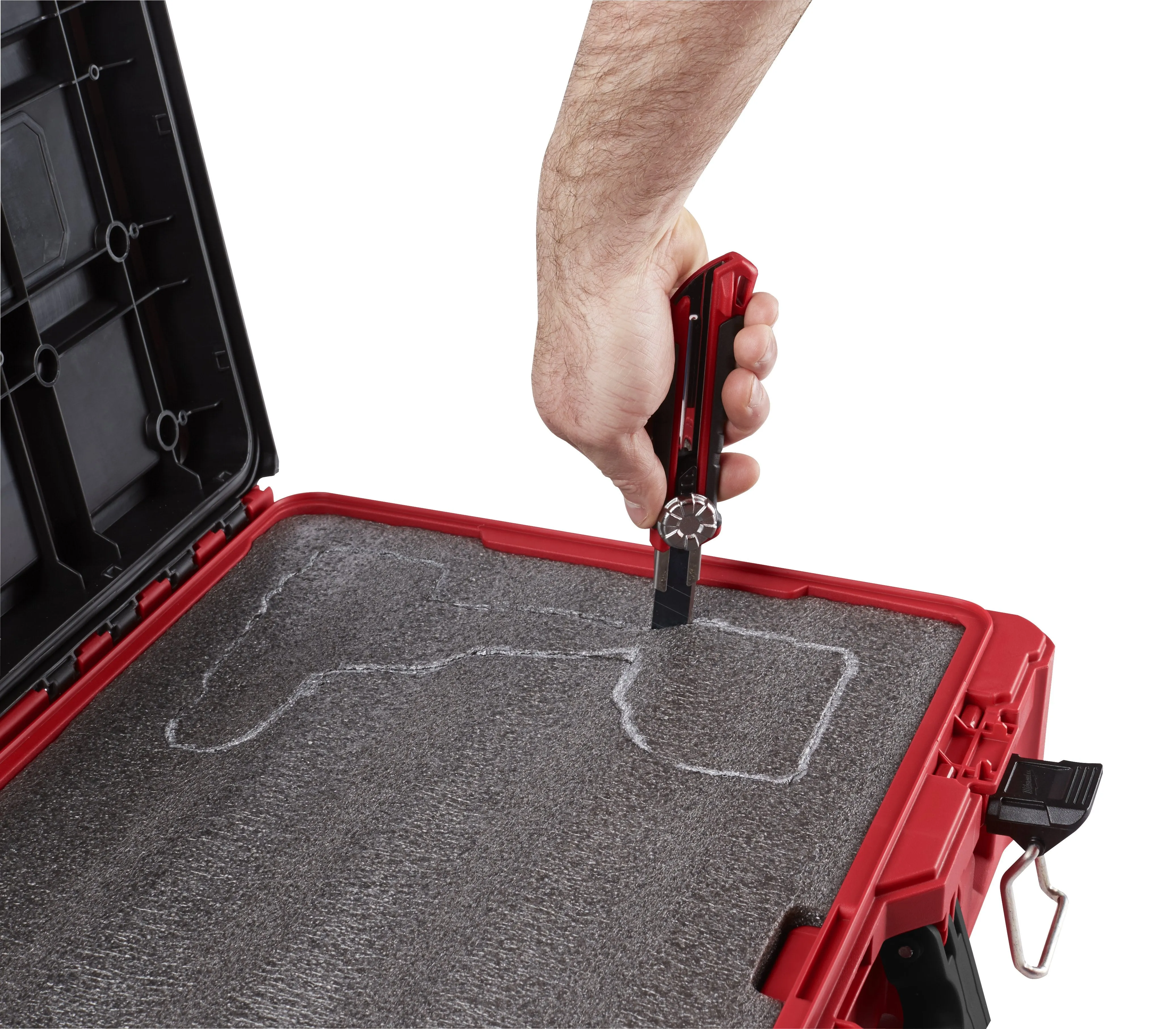 Tool Box - Milwaukee PACKOUT™ Tool Case with Foam Insert, 48-22-8450