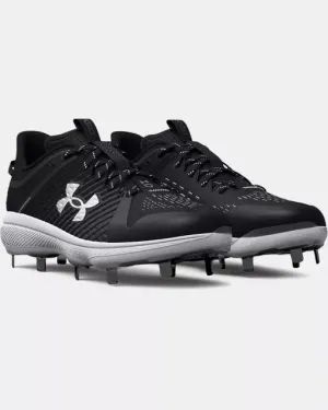 Under Armour Yard Low MT Steel Cleat - Black