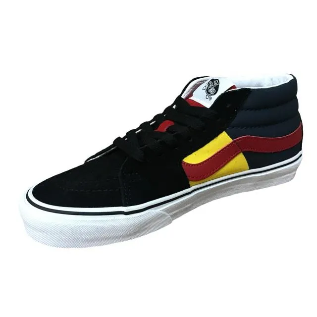 Vans scarpa sneakers da uomo SK8 Mid (Otw Rally) VN0A3WM3VXU1 nero-giallo-grigio