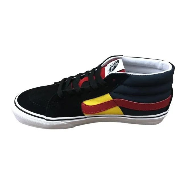 Vans scarpa sneakers da uomo SK8 Mid (Otw Rally) VN0A3WM3VXU1 nero-giallo-grigio