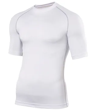 White - Rhino baselayer short sleeve