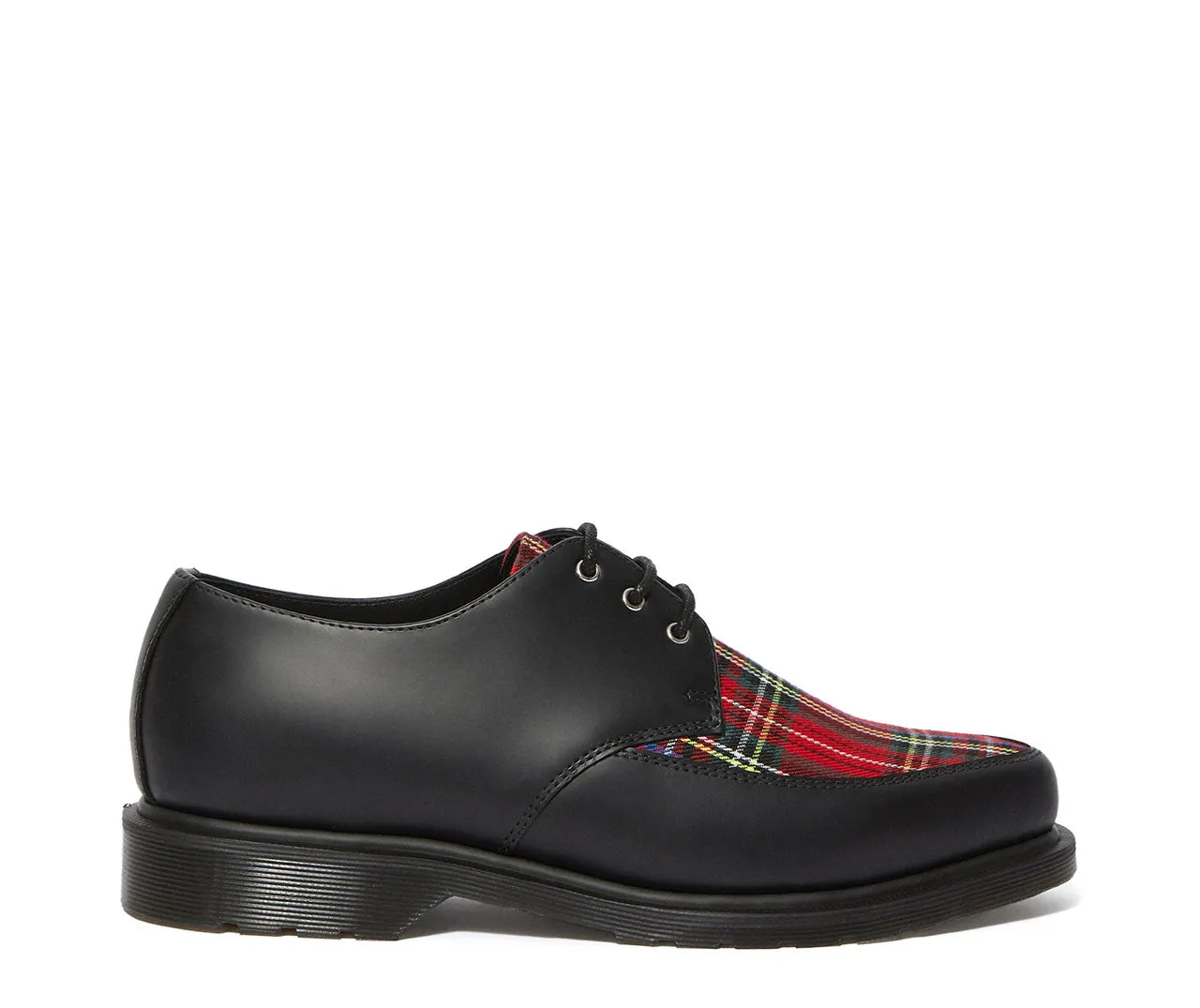 WILLIS BLACK RED STEWART SMOOTH TARTAN OXFORD