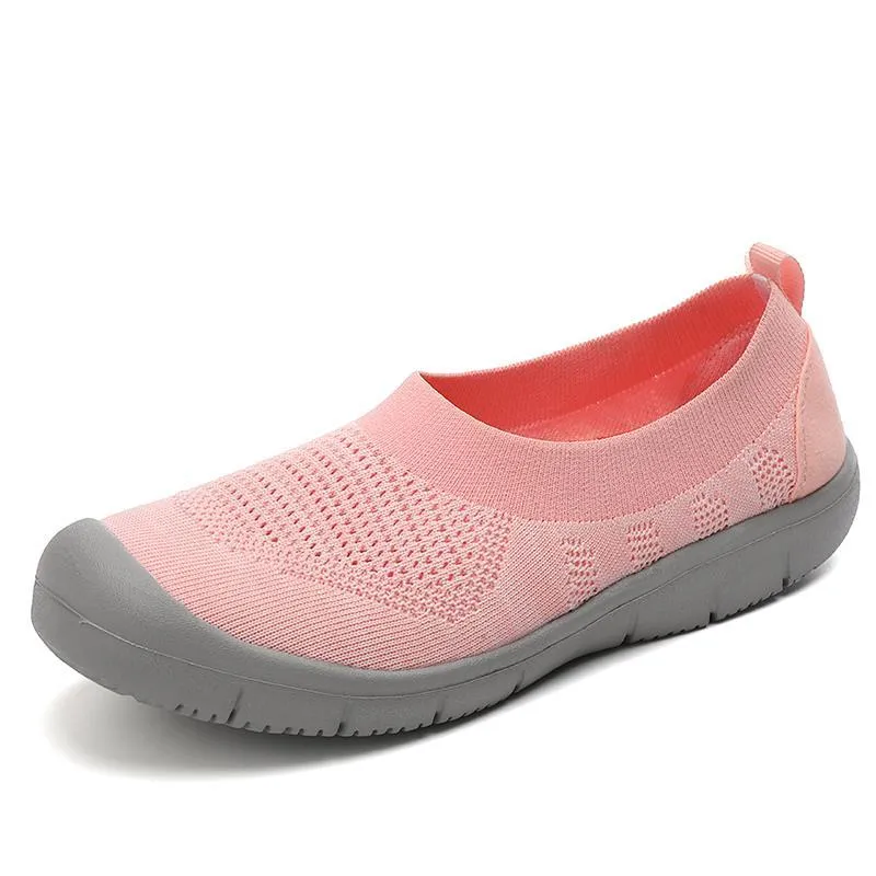 Women Causal Slip-on Wearable Rubber Walking Athletic Sneakers