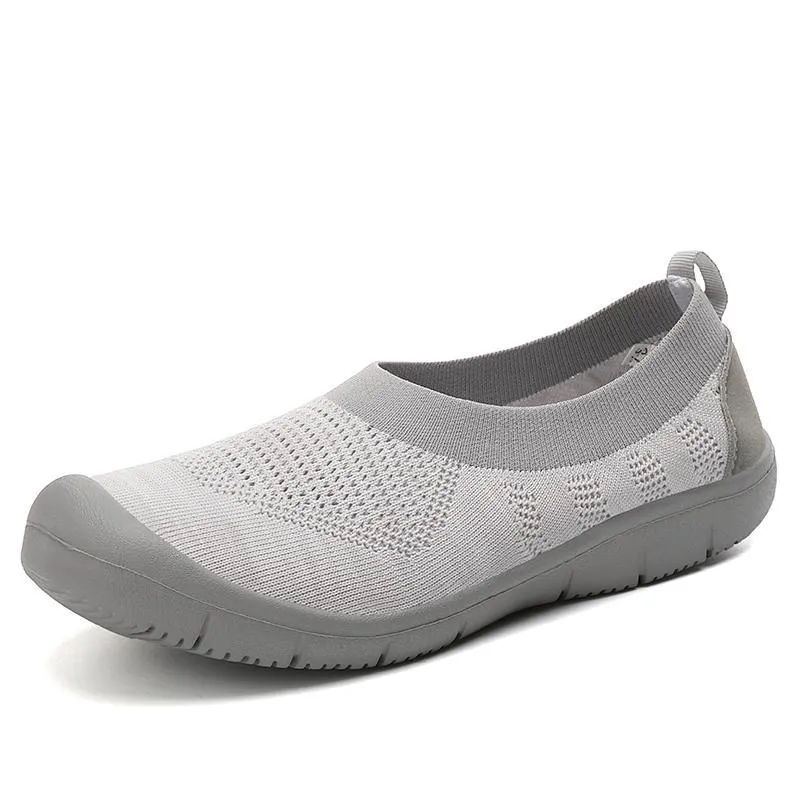 Women Causal Slip-on Wearable Rubber Walking Athletic Sneakers