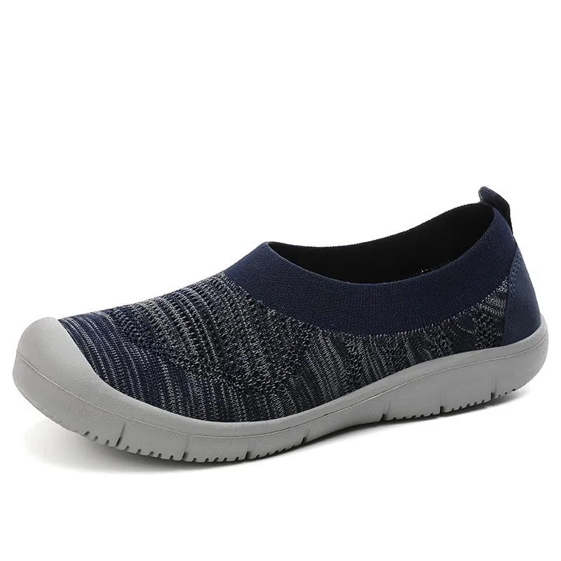 Women Causal Slip-on Wearable Rubber Walking Athletic Sneakers