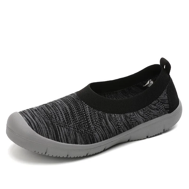 Women Causal Slip-on Wearable Rubber Walking Athletic Sneakers