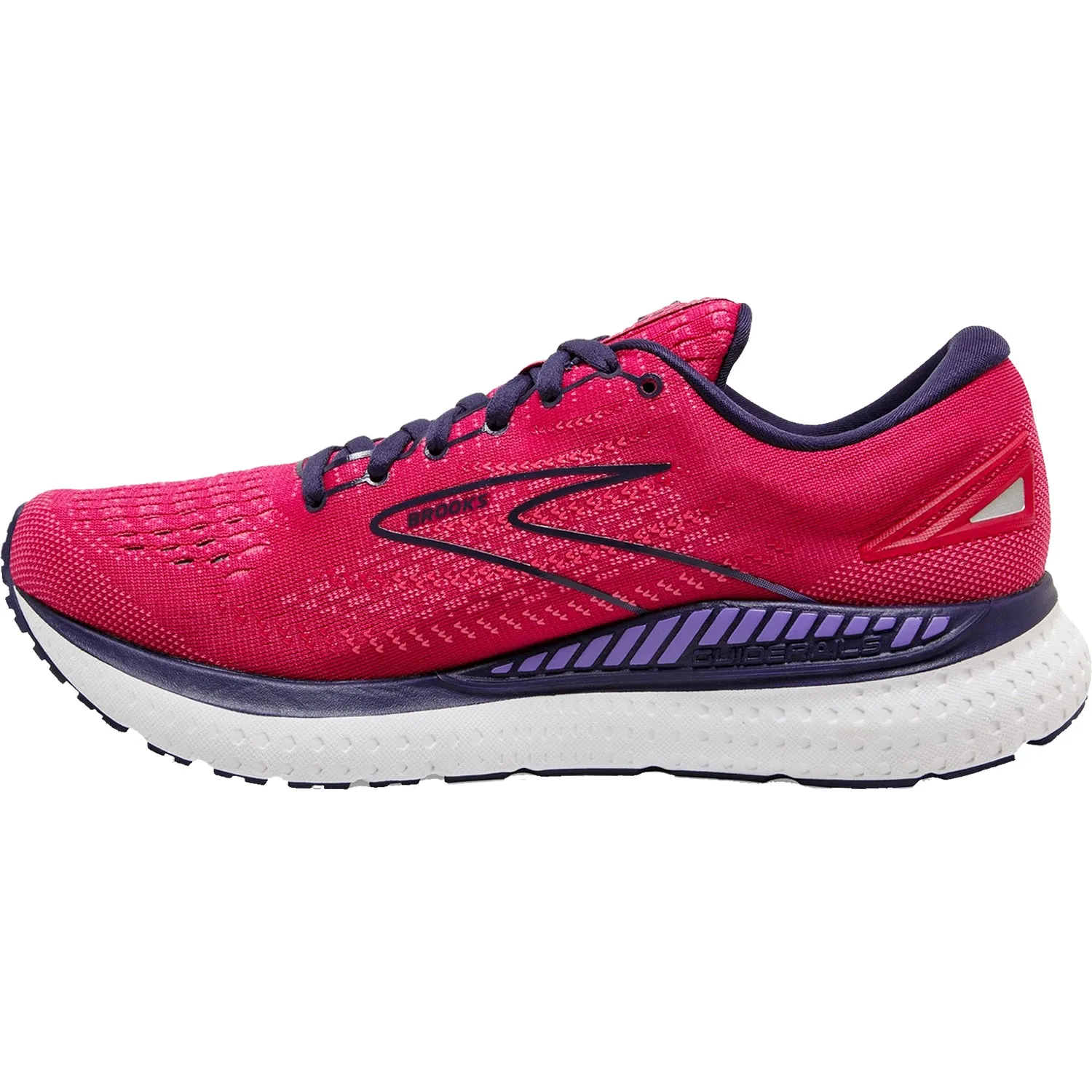 Women's Brooks Glycerin GTS 19 Barberry/Purple/Calypso Mesh