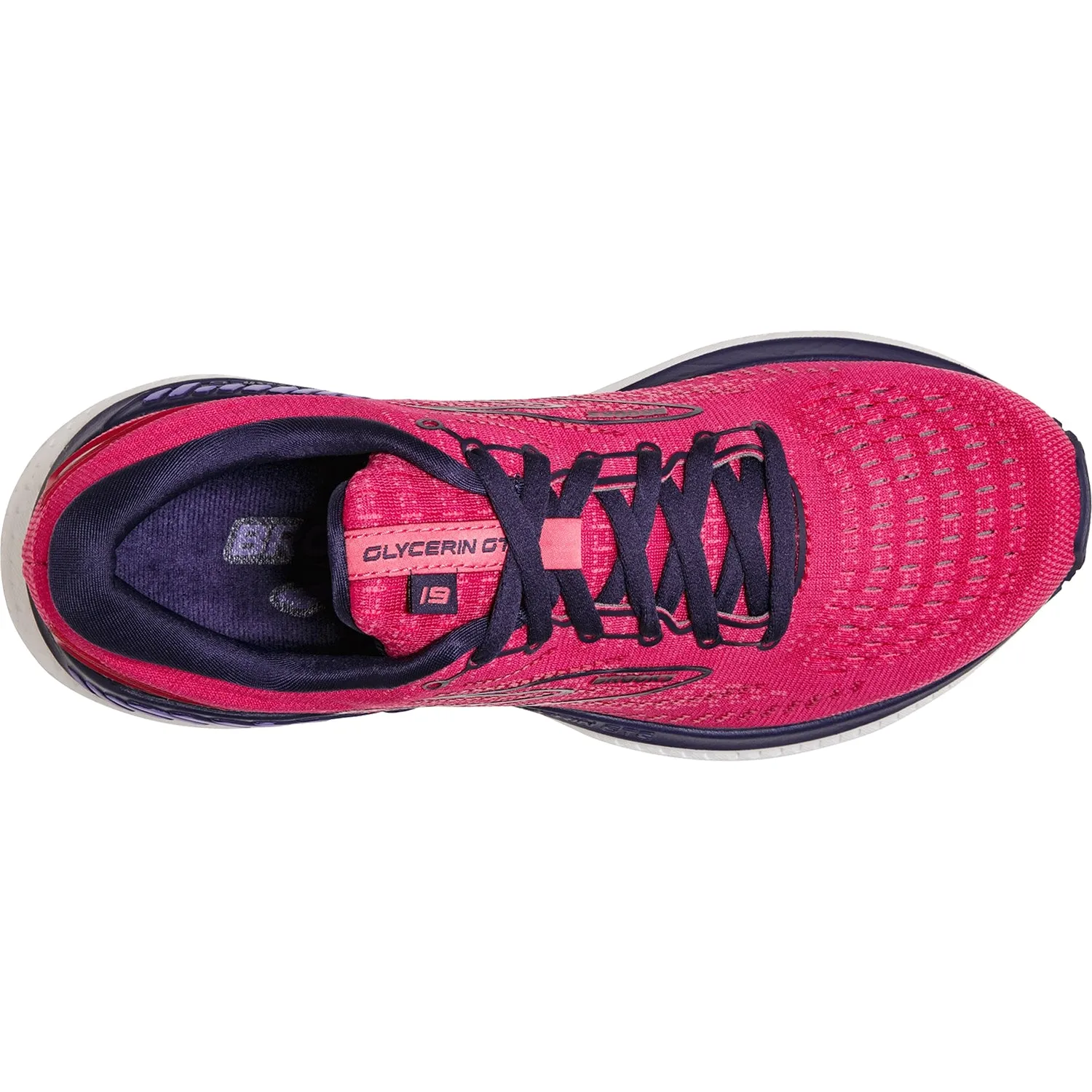 Women's Brooks Glycerin GTS 19 Barberry/Purple/Calypso Mesh