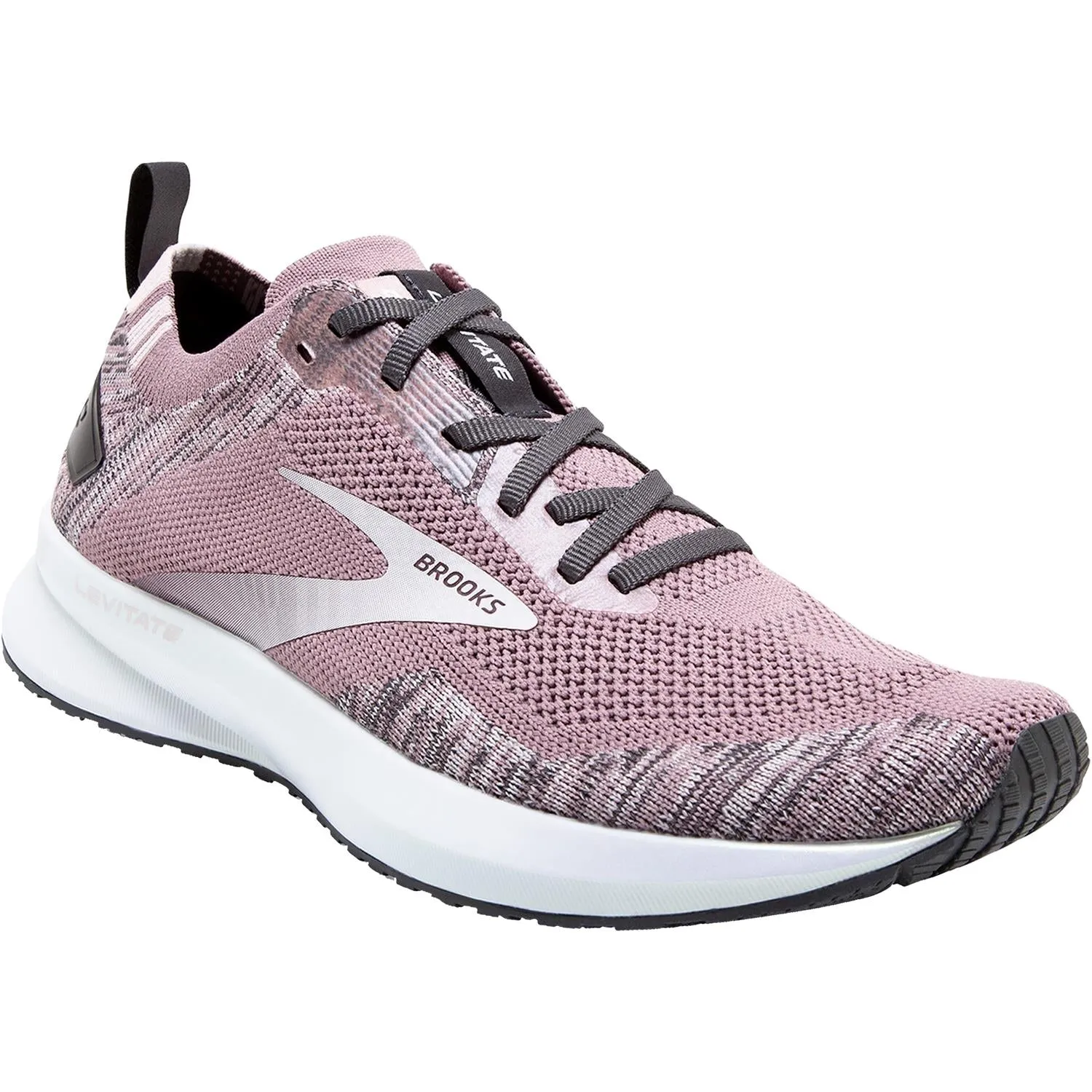 Women's Brooks Levitate 4 Blackened Pearl/Metallic/Primrose Mesh