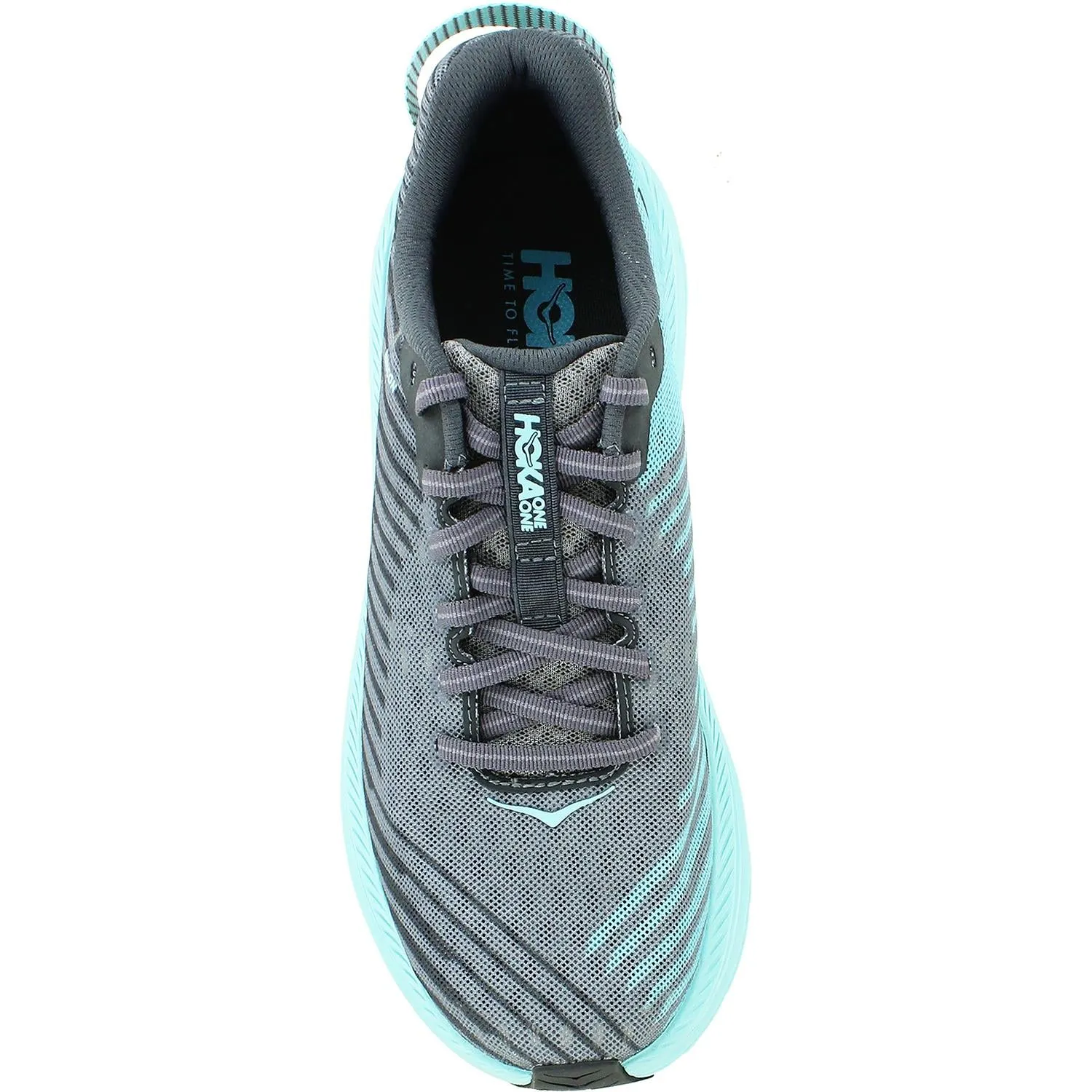 Women's Hoka One One Rincon Charcoal Grey/Aqua Sky Mesh