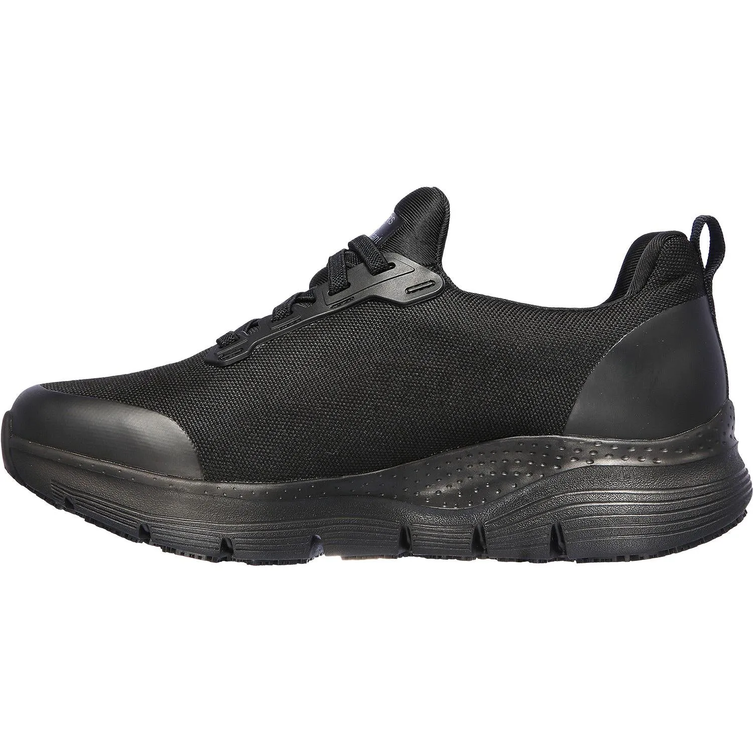 Women's Skechers Arch Fit SR Vermical Black Mesh