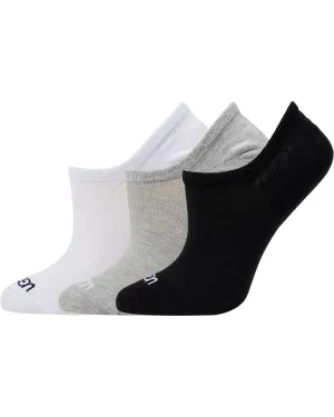 WOMEN'S UGG STELA NO SHOW SOCKS 3 PACK  | WHITE / GREY / BLACK