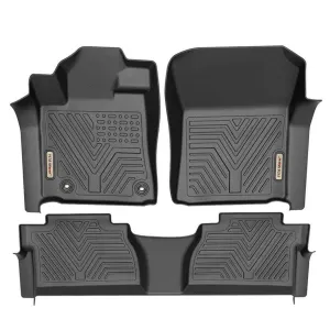 YITAMOTOR® 14-21 Toyota Tundra Double Cab & Crew Max Cab Floor Mats 1st & 2nd Row Floor Liners